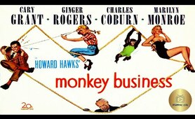 Monkey Business 1952 | Classic Comedy | Cary Grant | Ginger Rogers | Marilyn Monroe | Full Movie HD