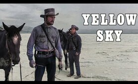 Richard Widmark, Gregory Peck | Full Western Movie | Arizona Desert | Yellow Sky English
